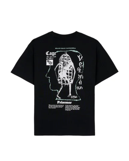 Brain Dead Fantasy Games Vermis Cage T-shirt - Black
