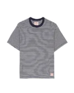 Brooks Brothers California Loose Knit Striped T-Shirt - Navy
