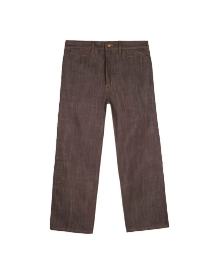 Type 00 14.5oz Selvedge Denim Pant - Brown