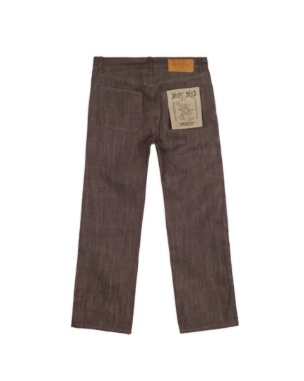 Type 00 14.5oz Selvedge Denim Pant - Brown