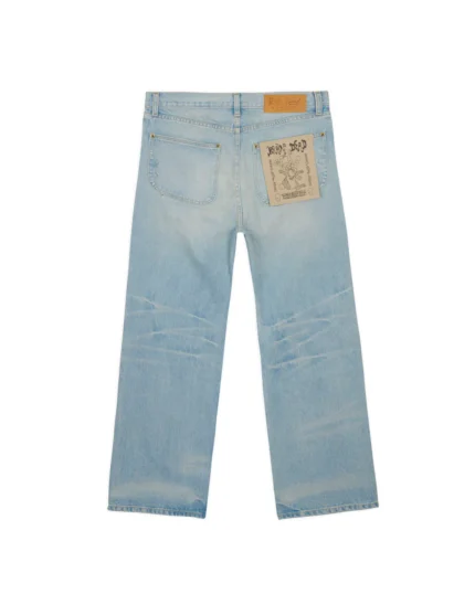 Type 00 15oz Selvedge Denim Pant - Light Washed Indigo