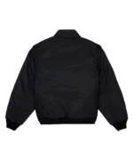Embroidered 3D Flight Jacket - Black